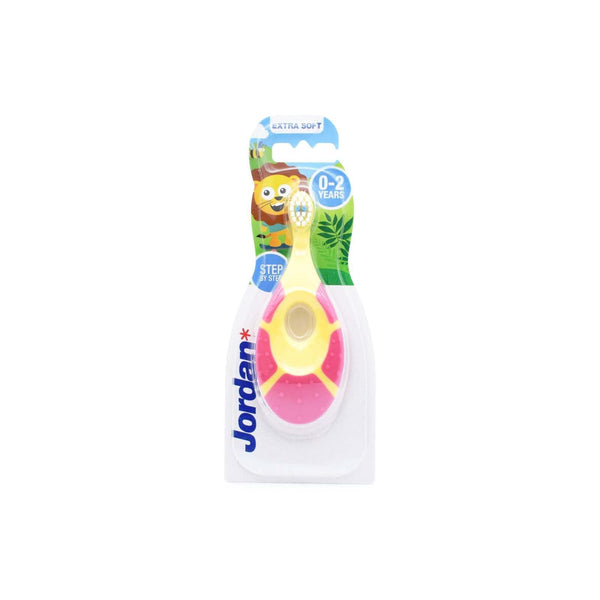 Jordan Step 1 Manual Toothbrush for Infants and Toddlers, Soft Blunt Head