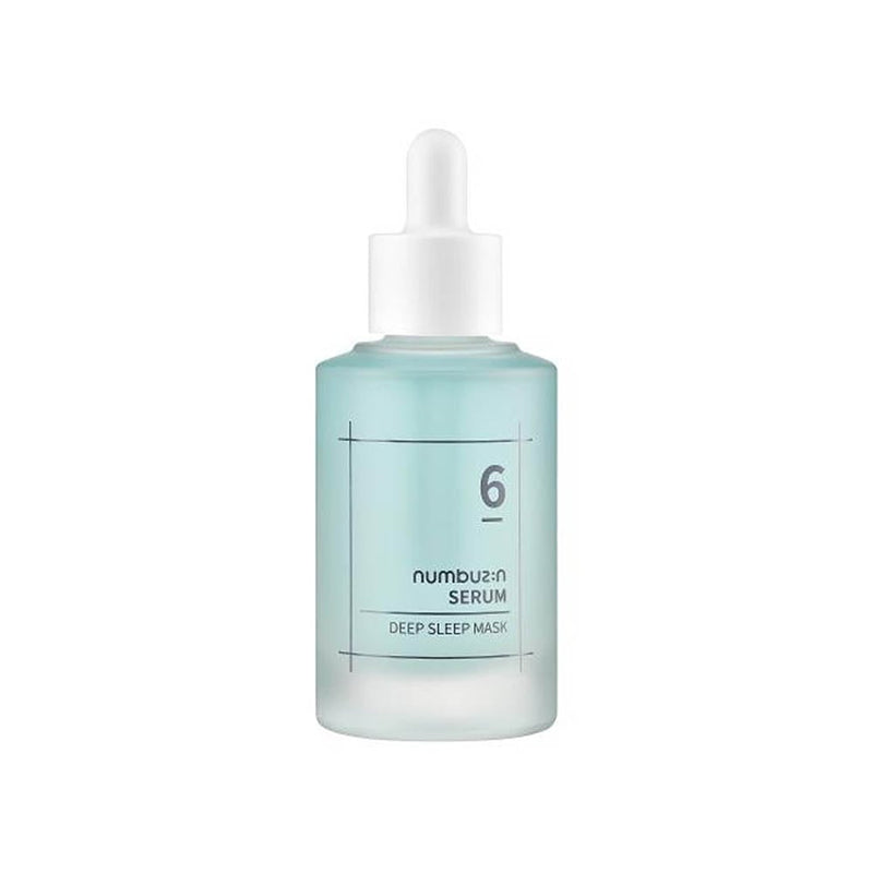 numbuzin No. 6 Deep Sleep Mask Serum, Lightweight Hydrating Face Serum, 63% Icelandic Glacier Water, 50 ml