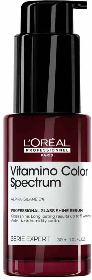 LOreal Professionnel Vitamino Color Glass Shine Serum Spray for Coloured Hair, 30 ml