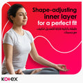 Kotex Ultra Thin Large Feminine Pads With Wings, Cotton, Super Size, 8 Pieces