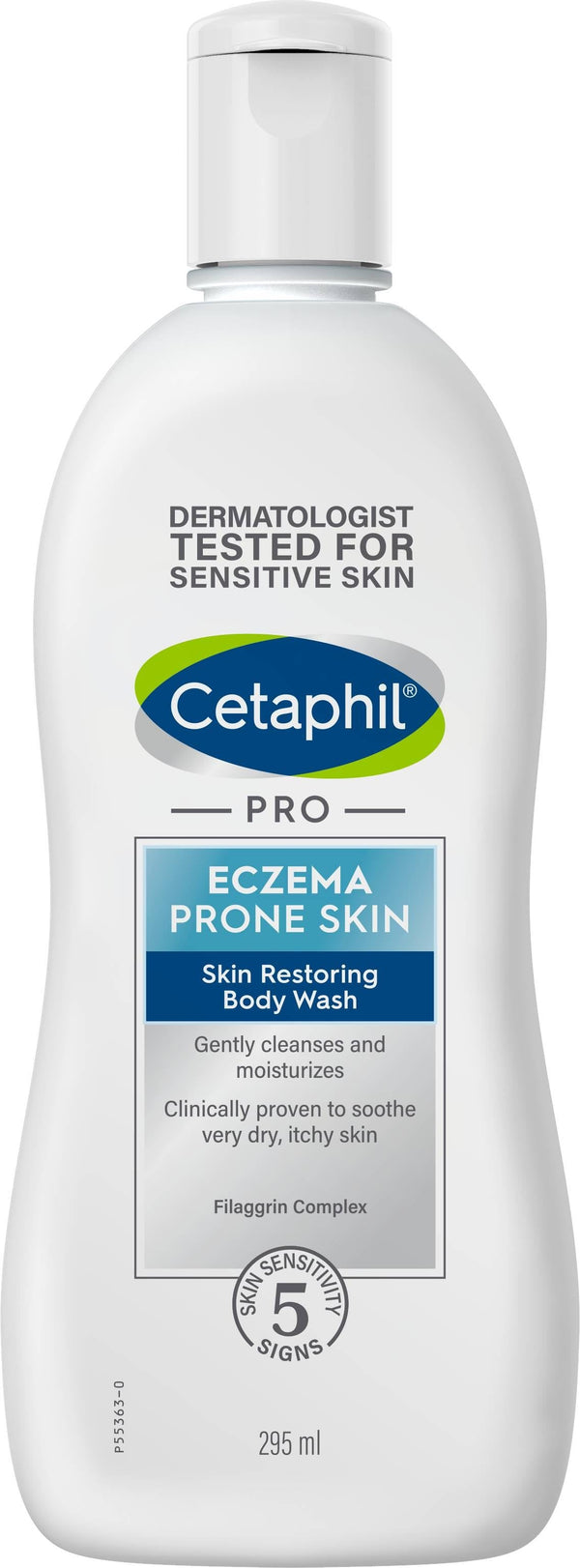 Cetaphil Pro Skin Restoring Body Wash Creamy Cleanser Vitamin E 295 ml