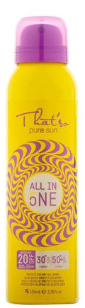 THAT'SO All In One Sport Extra Dry Sunscreen Spray SPF 20/30/50+ Citrus 100 ml