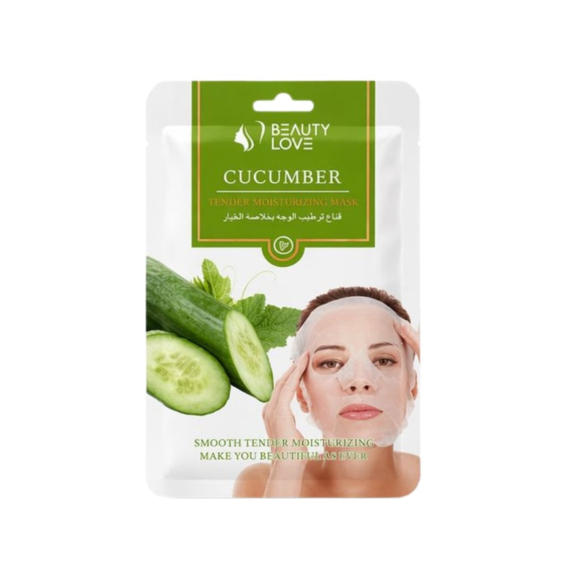Beauty Love Cucumber Hydrating Face Mask Refreshing Formula