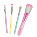 Hot Focus Beauty Vibes Children's Cosmetic Set with Eyeshadow, Lip Gloss, Brushes and Cosmetic Bag
