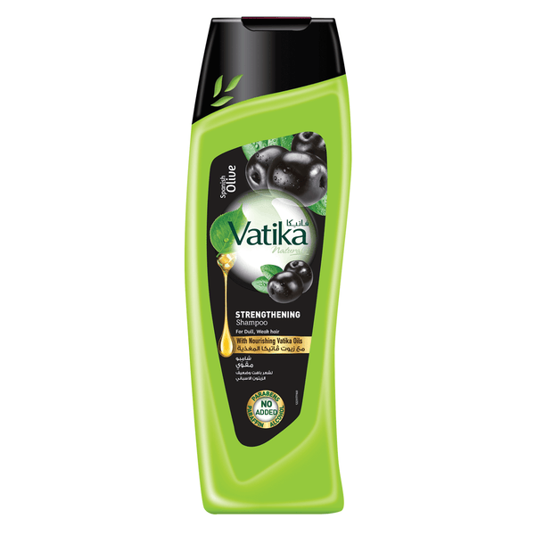 Dabur Vatika Black Olive Strengthening Shampoo, Silicone-Free, 200 ml