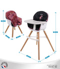 Nania Paulette Evolutionary High Chair Reversible Cushion Flamingo 2-in-1