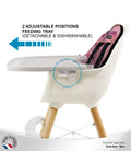 Nania Paulette Evolutionary High Chair Reversible Cushion Flamingo 2-in-1