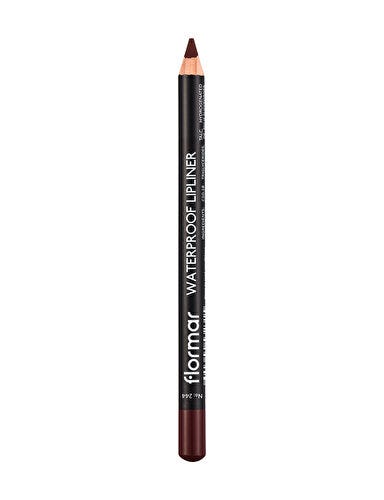 Flormar Waterproof Lipliner Pencil Matte Red PCL-244 Chocolate Fondue