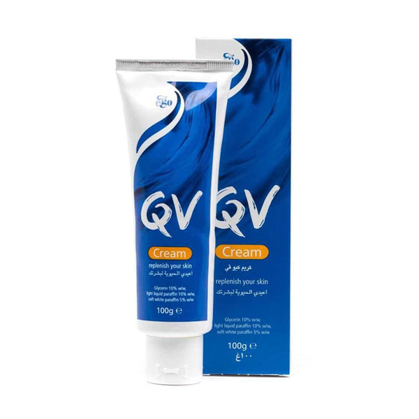 QV Moisturizing Cream Rich Texture Squalane and Natural Lipids 100 g