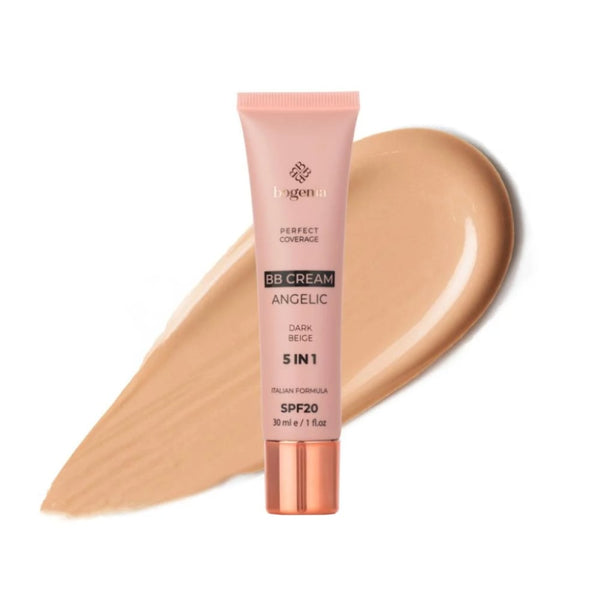 Bogenia Angelique BB Cream Light Coverage SPF 45 Dark Beige 30ml