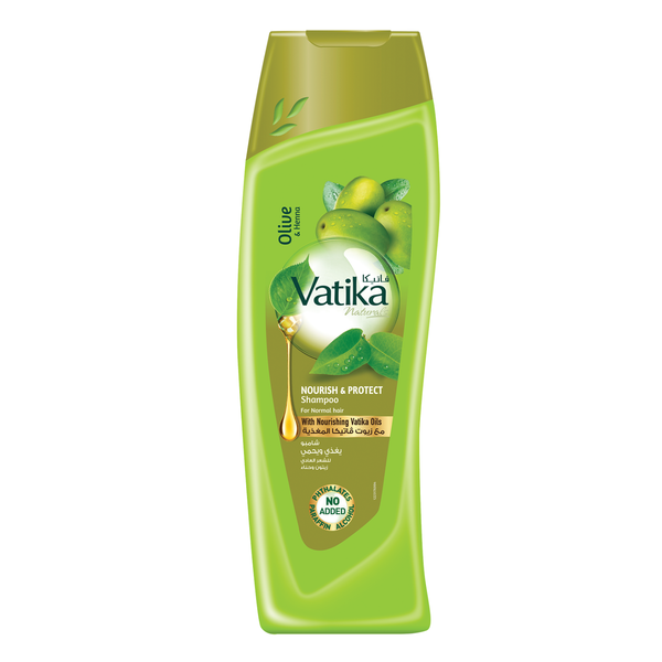 Dabur Vatika Nourish & Protect Shampoo for All Hair Types, 200 ml