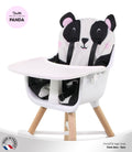 Nania Paulette Panda 2-in-1 Evolutionary High Chair with Reversible Cushion and Adjustable Tray