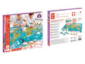 Hape World Observation Puzzle and Board Game, 100 Pieces, World Map