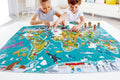 Hape World Observation Puzzle and Board Game, 100 Pieces, World Map