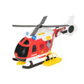 Teamsterz Mighty Machines Large Fire Helicopter Toy with Lights, Sounds, Winch and Stretcher