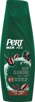Pert Plus Men Deep Clean 4-in-1 Shampoo for Hair, Beard, Face and Body 360 ml