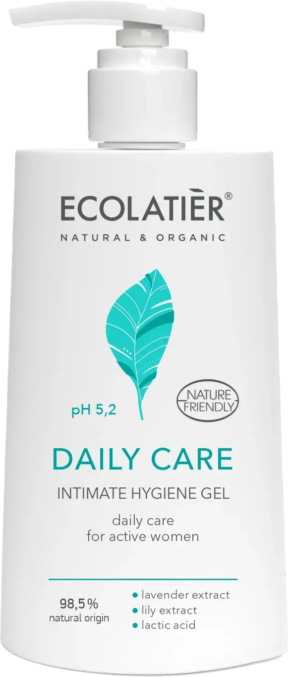 Ecolaiter Daily Feminine Wash Gel Gentle Cleansing pH Balance 250 ml