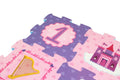 Sunta Fairy Princess and Numbers Puzzle Play Mat, EVA Foam, 24 Pieces