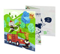 Hape Rescue Vehicles Puzzle Set, 4 Puzzles with 57 Pieces and 12 Storytelling Tiles, Ages 3+