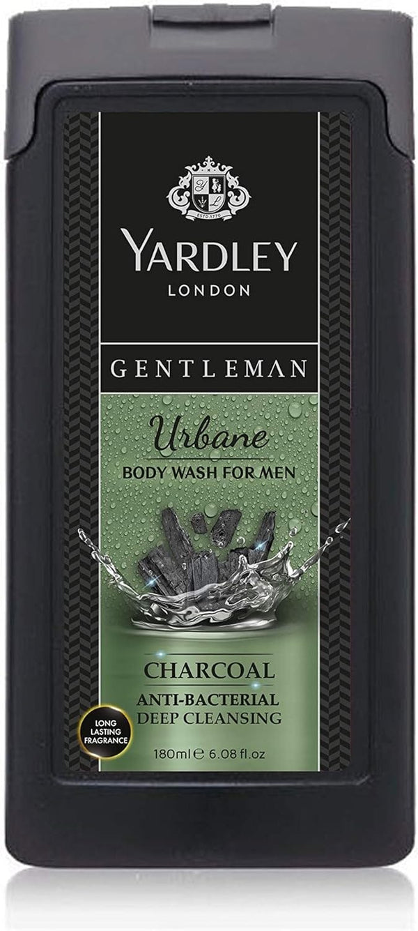 Yardley London Gentleman Urbane Body Wash Charcoal Deep Cleansing 180 ml