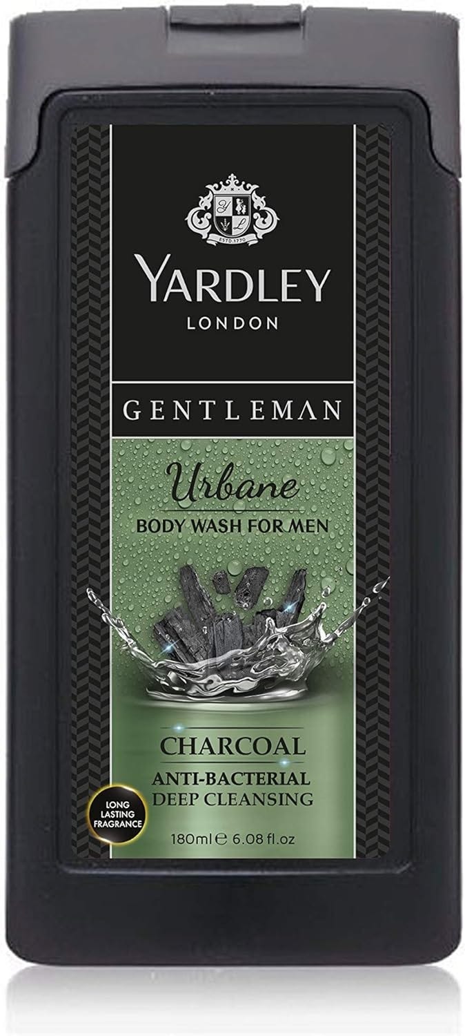 Yardley London Gentleman Urbane Body Wash Charcoal Deep Cleansing 180 ml