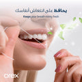 Orex Waxed Dental Floss with Fluoride, Stiffened End, 50 m