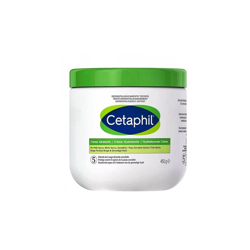 Cetaphil Moisturizing Cream Rich Fragrance-Free Formula for Dry and Sensitive Skin 450 g