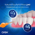 Orex Interdental Brushes 0.45 mm Soft Flexible Reusable 6 Pieces