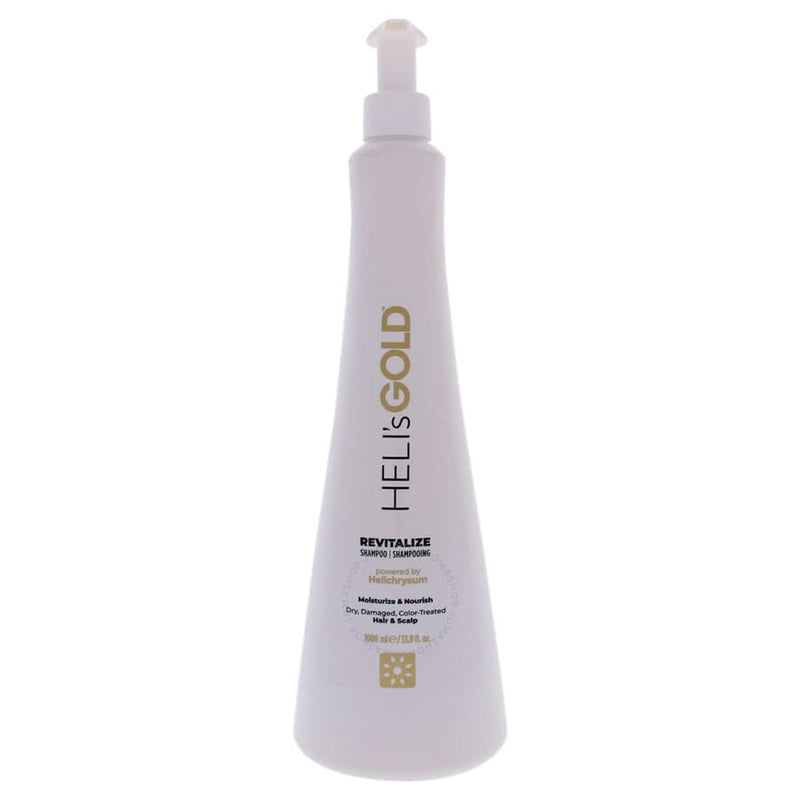 HELI IS GOLD Revitalize Shampoo Nourishing Helichrysum Silk Protein Flaxseed Oil 1000 ml