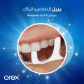 Orex Dental Flossers with Foldable Toothpick, Extra-Strong Double Floss, 60 Pieces