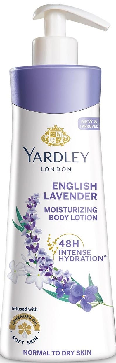 Yardley London English Lavender Moisturizing Body Lotion Shea Butter Hyaluronic Acid 400 ml