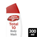 Lifebuoy Total Care Body Wash Vitamin-Enriched Cleansing Formula 300ml with Loofah