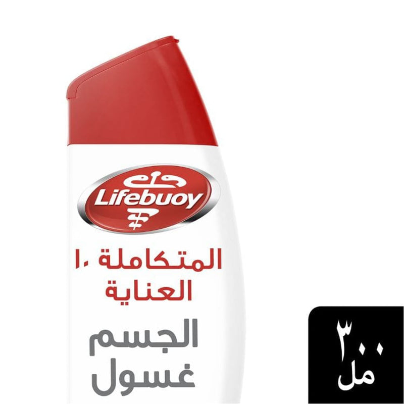 Lifebuoy Total Care Body Wash Vitamin-Enriched Cleansing Formula 300ml with Loofah
