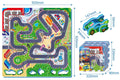 Sunta Racing Track Puzzle Play Mat, EVA Foam, Printed, 9 Pieces, 920 x 920 mm