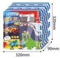 Sunta Racing Track Puzzle Play Mat, EVA Foam, Printed, 9 Pieces, 920 x 920 mm