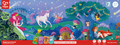 Hape Magic Forest Puzzle Glow-in-the-Dark 200 Pieces with 10 Fact Cards