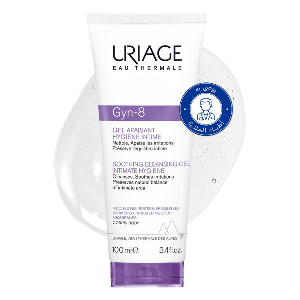 Uriage GYN-8 Soothing Intimate Wash Foaming Gel pH 8 Soap-Free 100 ml