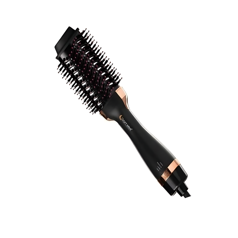 Soft Hair 4-in-1 Hair Dryer Styling Brush with Negative Ion Technology