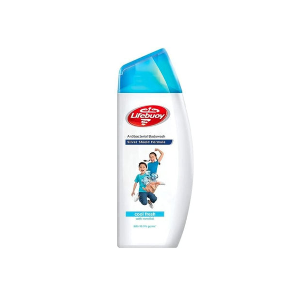 Lifebuoy Body Wash Cool Fresh Menthol Silver Shield 300ml with Loofah