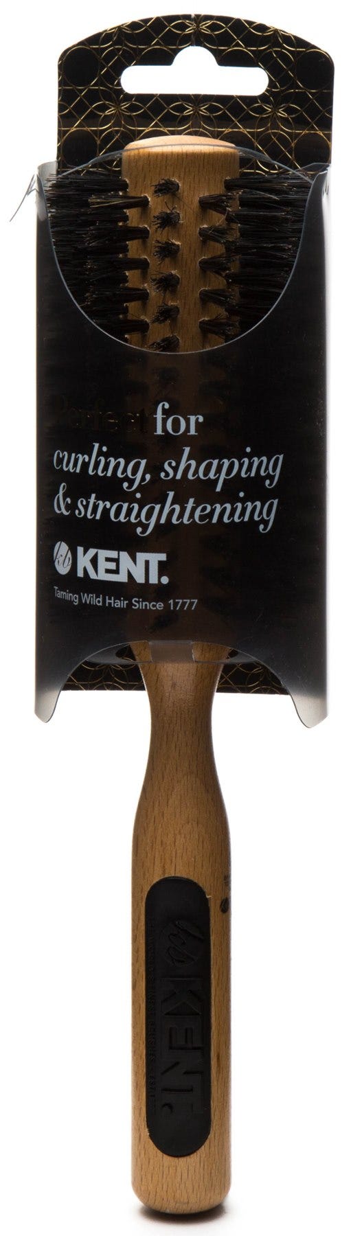 Kent PF03 Large Radial Hair Brush Pure Natural Bristle 60 mm
