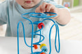 Hape Spring-A-Ling Bead Maze Toy, Zigzag Baby Activity Toy