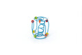 Hape Spring-A-Ling Bead Maze Toy, Zigzag Baby Activity Toy