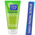 Clean & Clear Morning Energy Shine Control Facial Scrub, Exfoliating Beads, Lemongrass and Fruit Extracts, 100 ml
