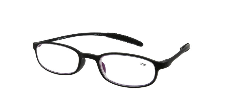 Kool Ready Reading Glasses +2 Diopter Compact Case