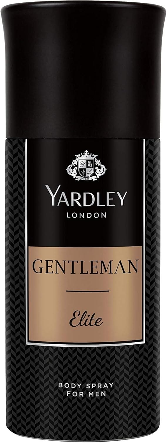 Yardley London Gentleman Elite Body Spray Hesperidic Woody Fragrance 150 ml