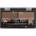 Rimmel London Brow This Way Eyebrow Sculpting Kit Powder and Wax Duo Light