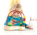 Hape Double Bubble Wooden Bead Maze Toy with Suction Cups