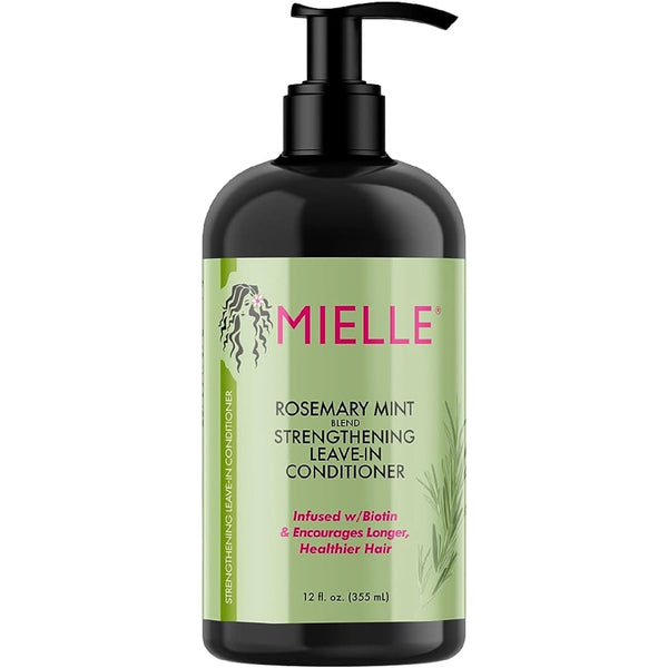 Mielle Rosemary Mint Leave-In Conditioner Lightweight Hydrating Detangling Formula