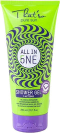 THAT'SO All In One Shower Gel Cleansing Refreshing Neem Oil Vanilla Coconut Menthol 200 ml