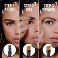 Rimmel Brow This Way Eyebrow Sculpting Kit Powder and Wax Dark Brown